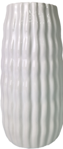 Wazon biały 8x26cm FB001678