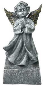 Aniołek ceramiczny szary 20cm FB001584