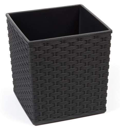 Doniczka juka rattan 300x300mm czarny