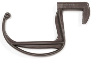 Uchwyt na "5-tkę" do skrzynki balkonowej mokka