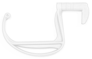 Uchwyt na "5-tkę" do skrzynki balkonowej biały