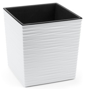 Donica juka dłuto 250x250mm biały