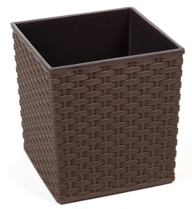 Donica juka rattan 190x190mm mokka