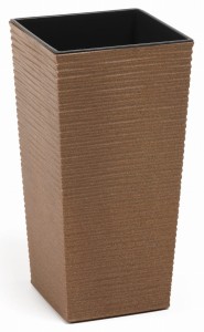 Donica finezja dłuto 250x250mm naturalne drewno