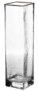Wazon szklany 8x8x30cm D23-34