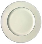 Talerz dekoracyjny biały 33cm P0472-33_W+S