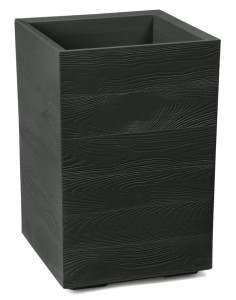 Kwietnik karo deska 400x400x600mm czarny