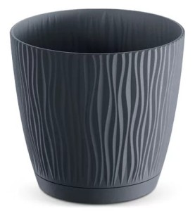 Doniczka Sandy P 129mm antracytowy