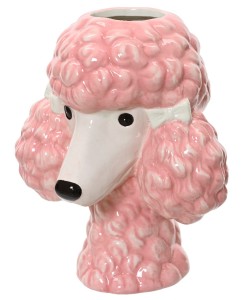 Wazon ceramiczny pudel 17,5x15,5x20,5cm