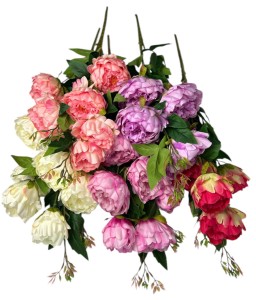 Bukiet piwonia x7 79cm L254