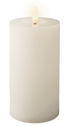Świeca LED wosk 7x15cm 2xAAA