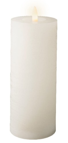 Świeca LED wosk 7x19cm 2xAAA