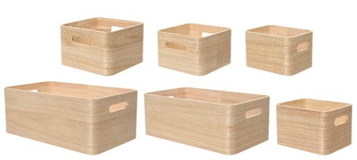 Zestaw 6szt. kosze do przechowywania