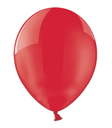 Balony 27cm Crystal Royal Red 100szt/opak