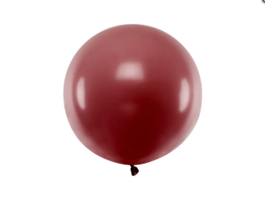 Balon okrągły 60cm Pastel Burgundy