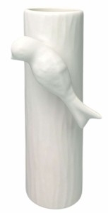 Wazon ceramiczny z ptakami 20cm POR10484