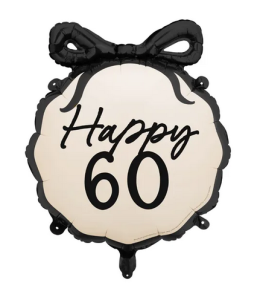 Balon foliowy pastylka Happy ''60'' 47,5x45cm
