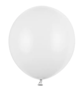 Balony Strong 43cm Pastel Pure White 25szt/opak