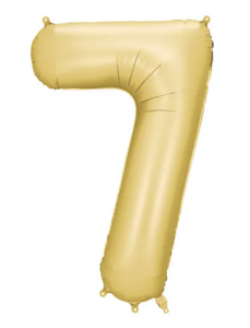 Balon foliowy Cyfra ''7'' 86cm złoty