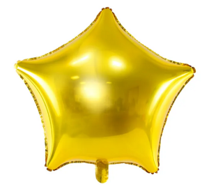 Balon foliowy Gwiazdka 48cm złoty