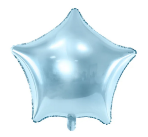 Balon foliowy Gwiazdka 48cm błękitny