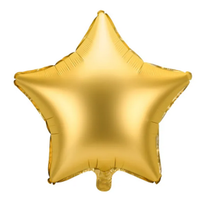 Balon foliowy Gwiazdka 48cm złoty