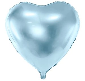 Balon foliowy serce błękitne 45cm