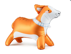 Stojący balon foliowy Corgi 88x70 cm