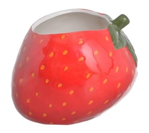 Porcelanowa osłonka truskawka