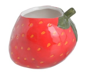 Porcelanowa osłonka truskawka