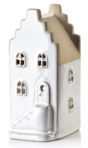 Domek ceramiczny lampion 7x6x14cm HTC3071