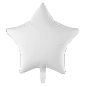 Balon foliowy Gwiazdka 48 cm biały