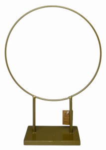 Koło metal złoty H39cm