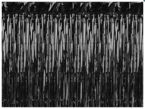 Kurtyna Party czarny 90x250cm