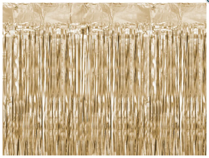 Kurtyna Party złoty 90x250cm