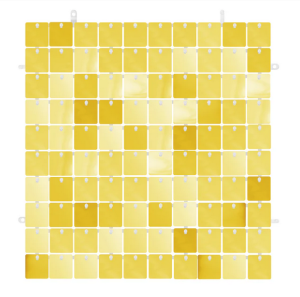 Panel cekinowy kwadraty złoty 30x30cm