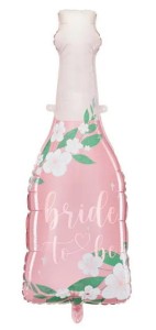 Balon foliowy Butelka "Bride to be" 50x110cm