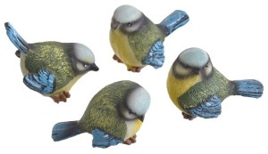 Figurka ptaszek ceramiczny kolorowy