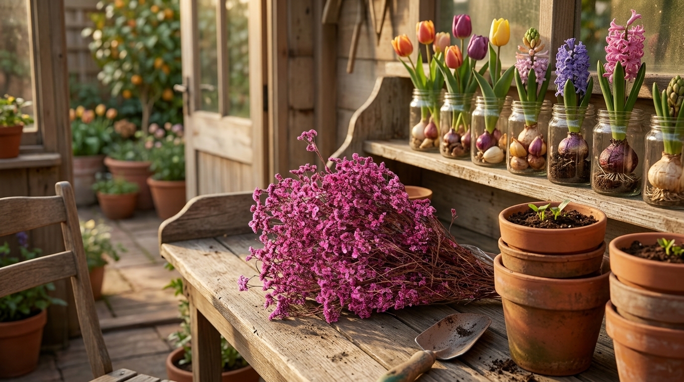 Limonium stabilizowane 120g różowy